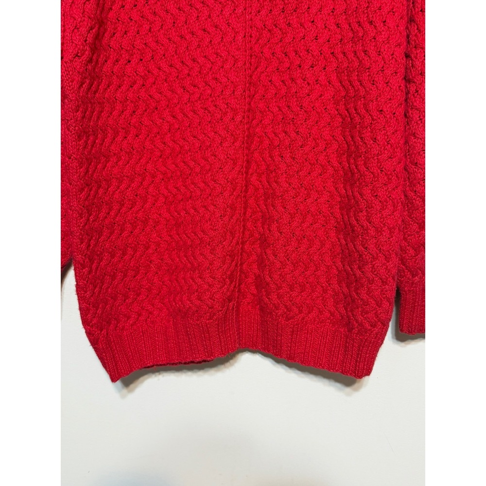 Vintage The Limited Chunky Hand Knit Sweater Women Medium Cottagecore Retro - Picture 6 of 7